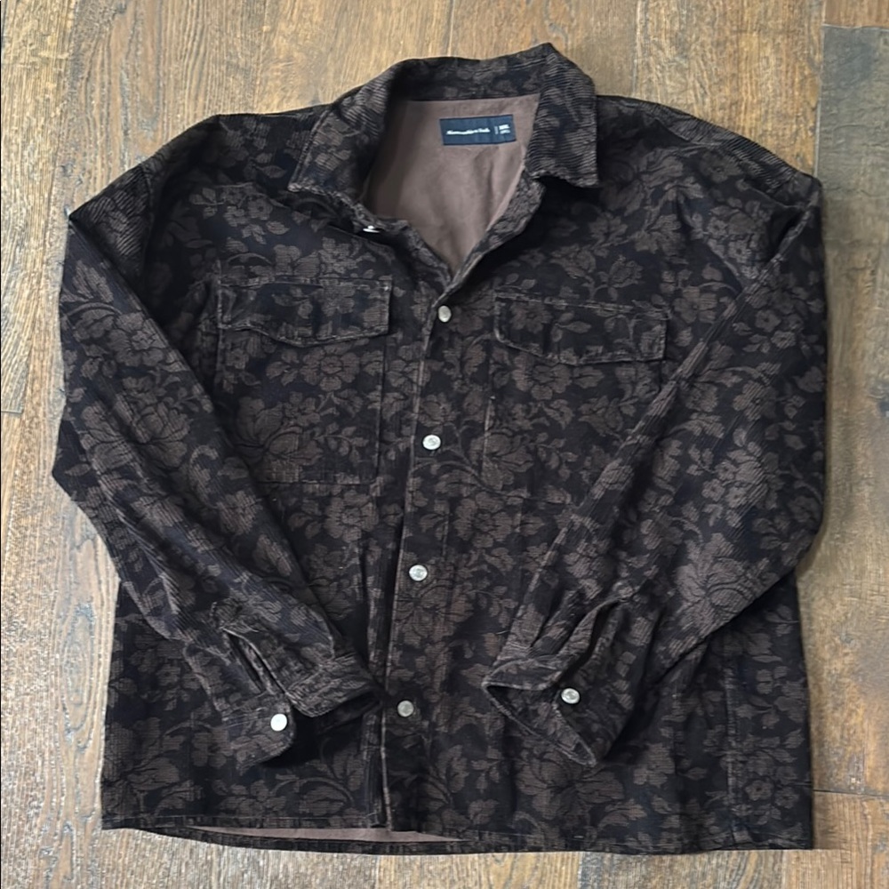 Abercrombie & Fitch Black Lightweight Shirt Jacket